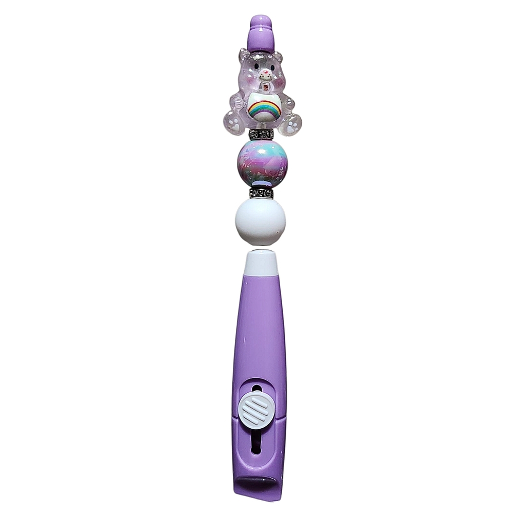 Care Bears Retractable Beaded Utility Knife Box Cutter Purple